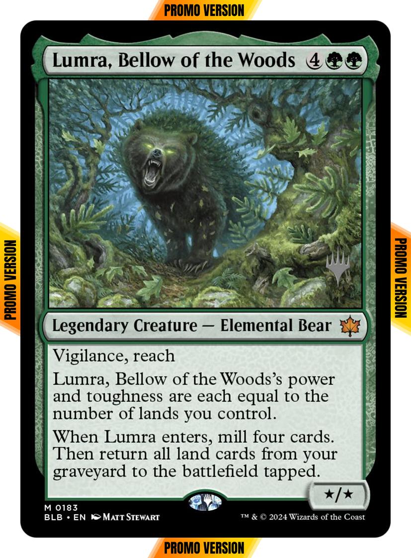 Lumra, Bellow of the Woods [183p] [Promo Pack] [Bloomburrow: Promos] [Non-Foil]