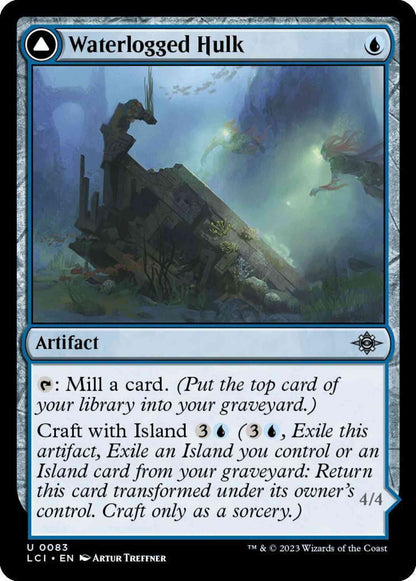 Waterlogged Hulk // Watertight Gondola [83] [The Lost Caverns of Ixalan] [Non-Foil]