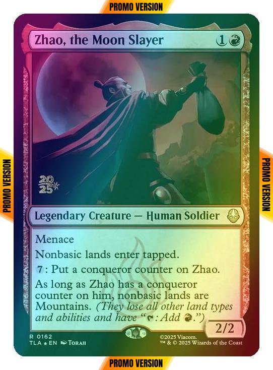 Zhao, the Moon Slayer [162s] [Prerelease] [Avatar: The Last Airbender: Promos] [Foil]