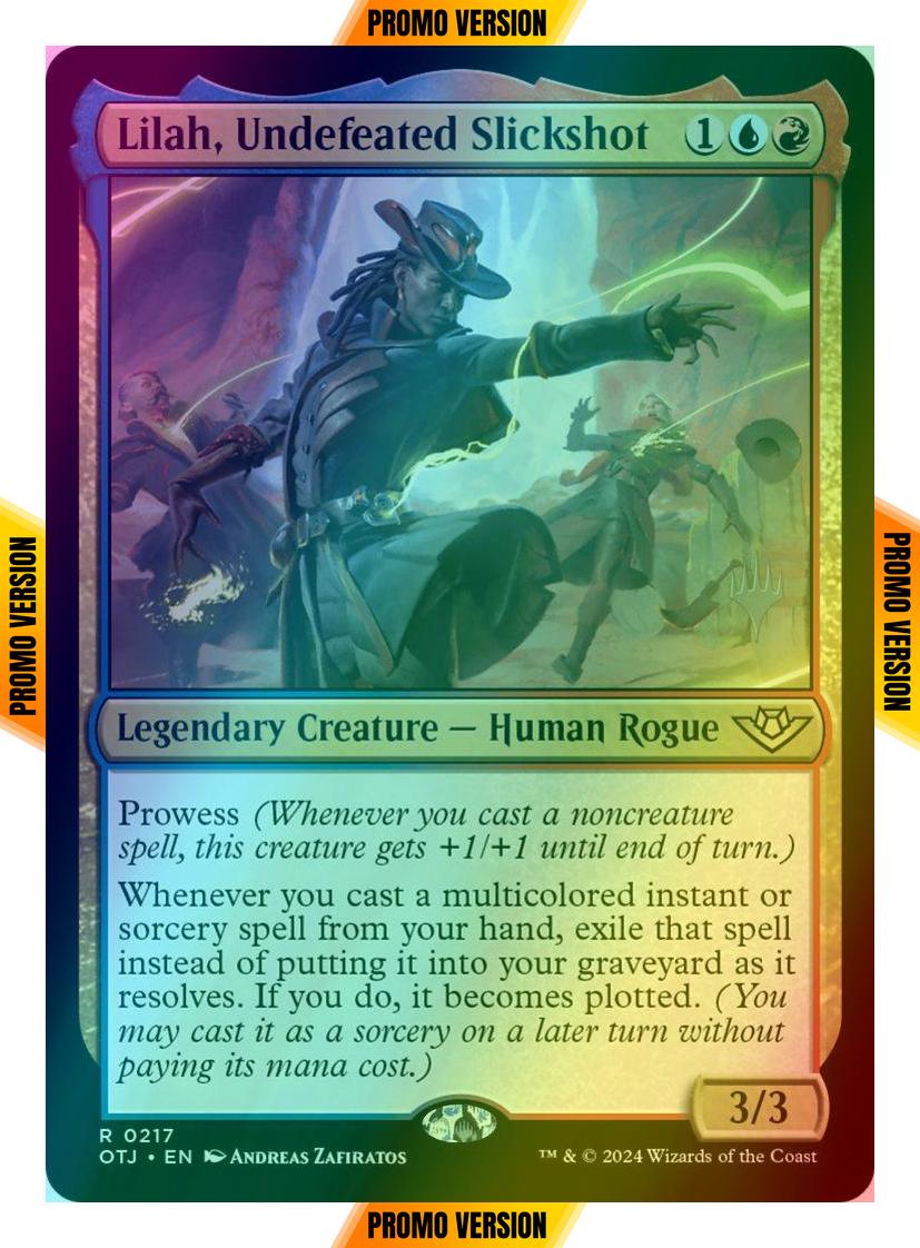 Lilah, Undefeated Slickshot [217p] [Promo Pack] [Outlaws of Thunder Junction: Promos] [Foil]