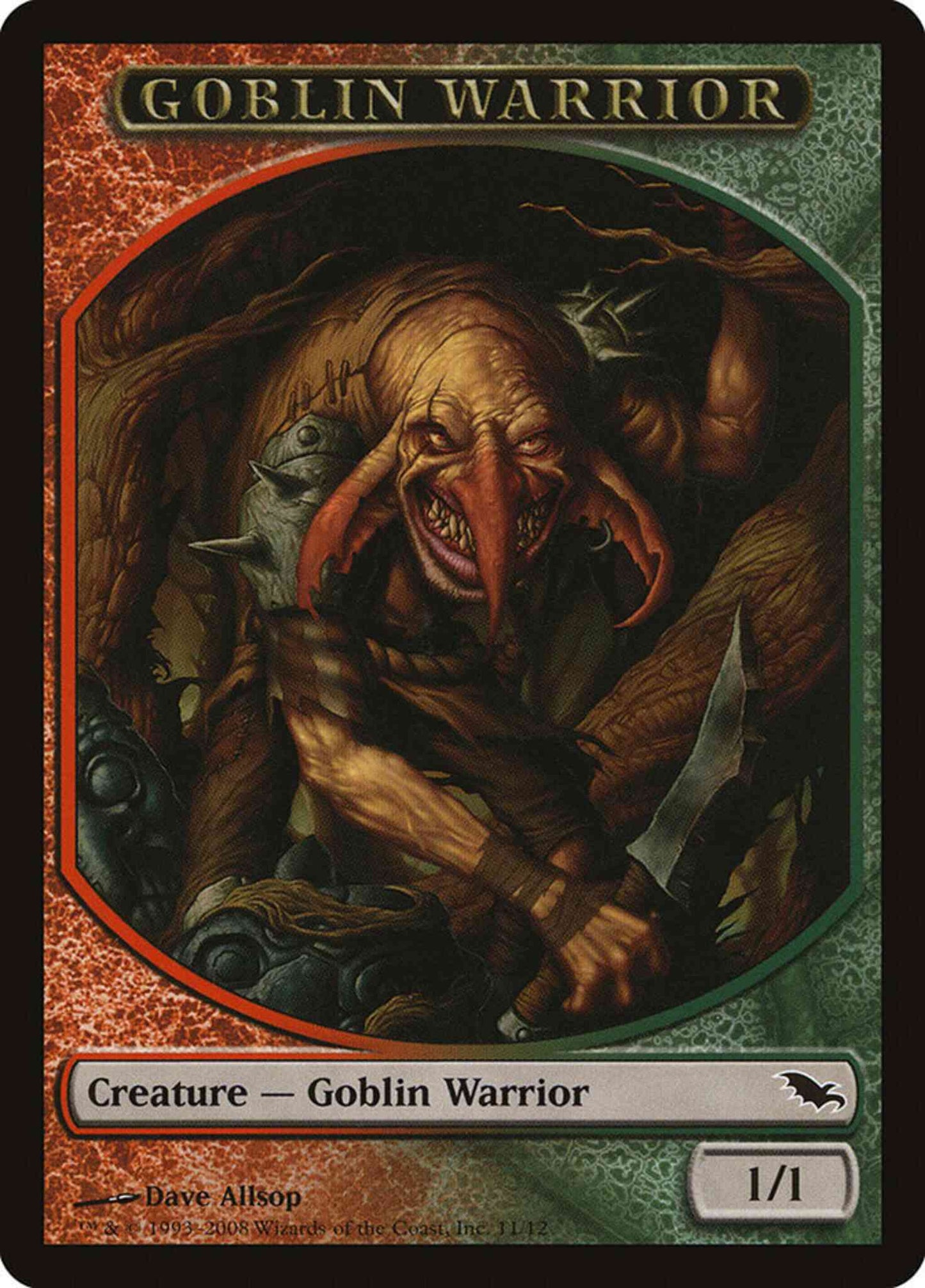 Goblin Warrior Token [11] [Shadowmoor Tokens] [Non-Foil]