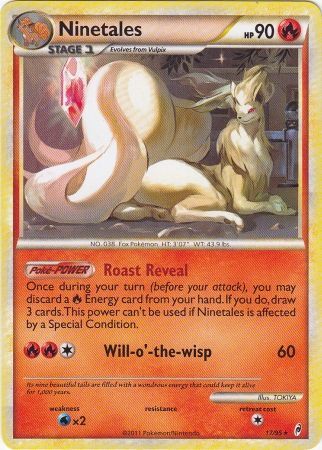 Ninetales - Theme Deck - 17/95 - Rare Holo [col1-17] [Non-Holo]