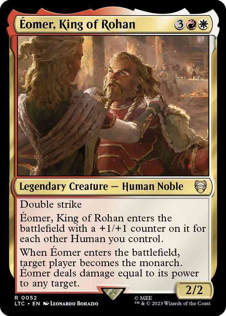 Éomer, King of Rohan [52] [The Lord of the Rings: Tales of Middle-earth: Commander] [Non-Foil]