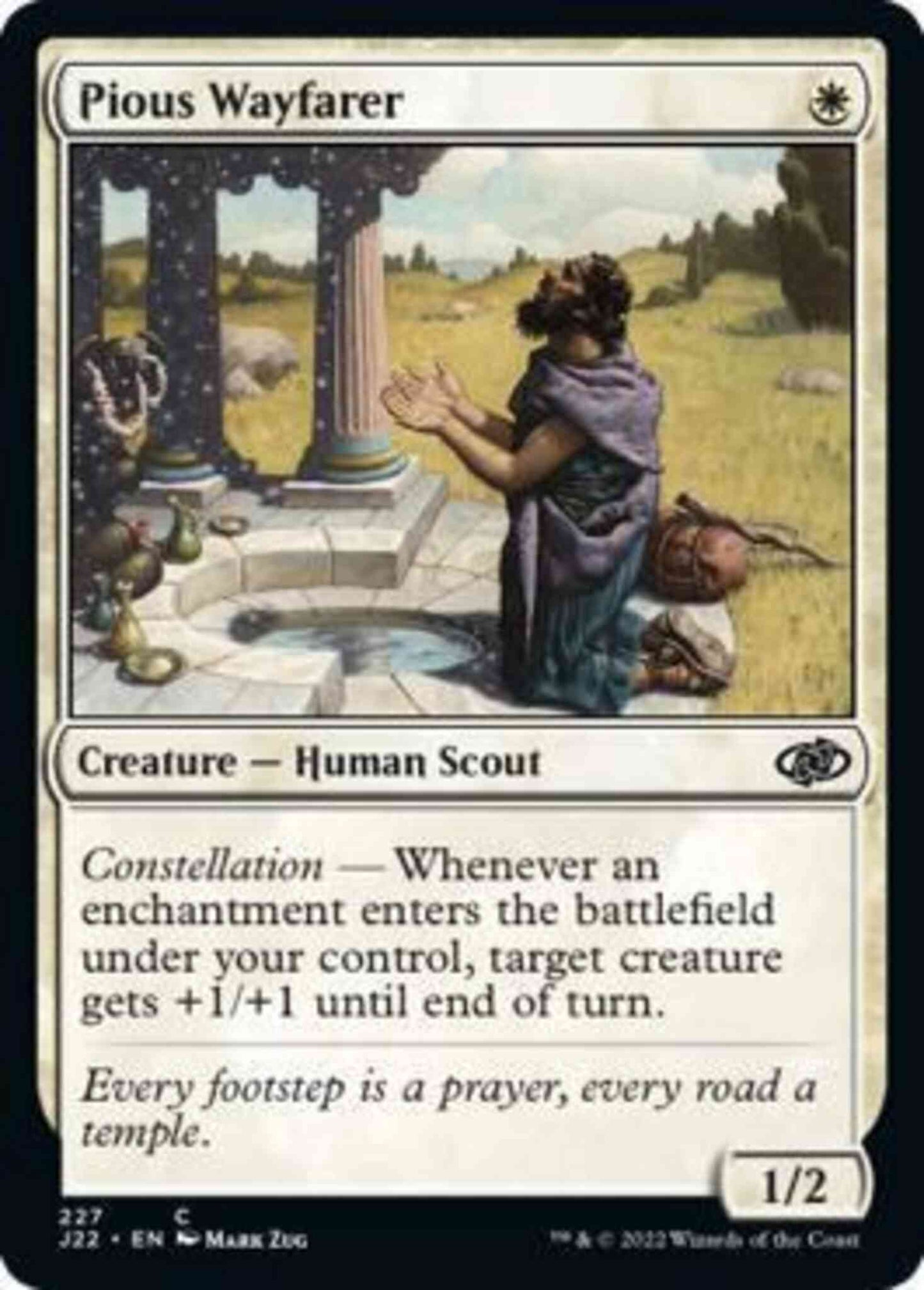 Pious Wayfarer [227] [Jumpstart 2022] [Non-Foil]