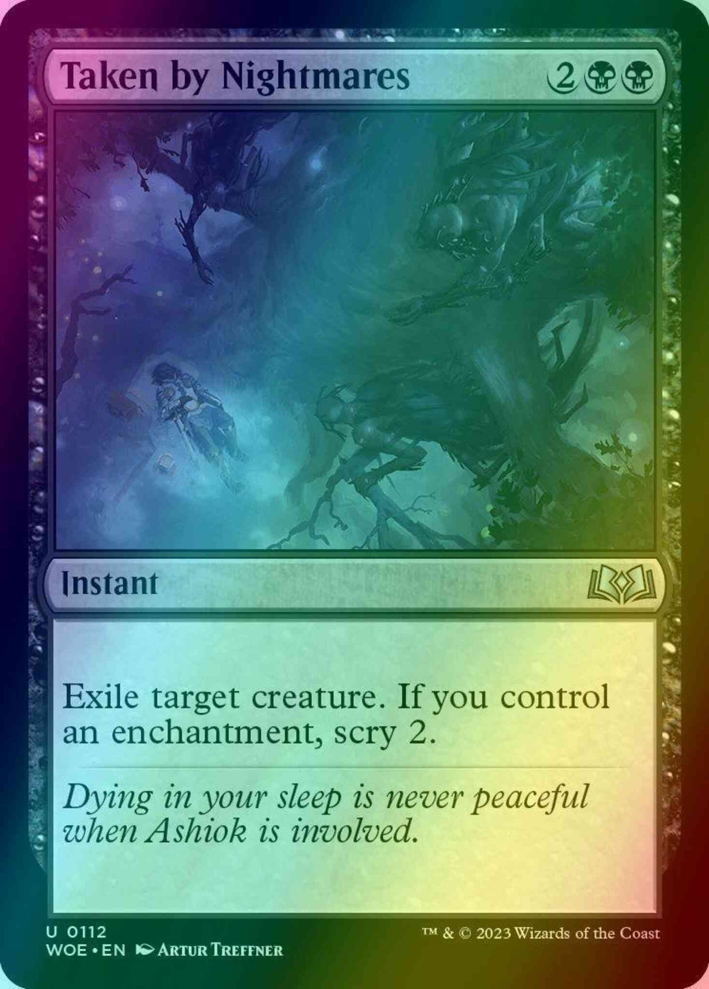 Taken by Nightmares [112] [Wilds of Eldraine] [Foil]