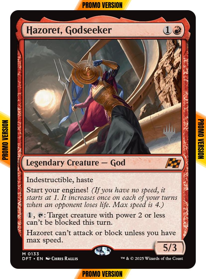 Hazoret, Godseeker [133p] [Promo Pack] [Aetherdrift: Promos] [Non-Foil]