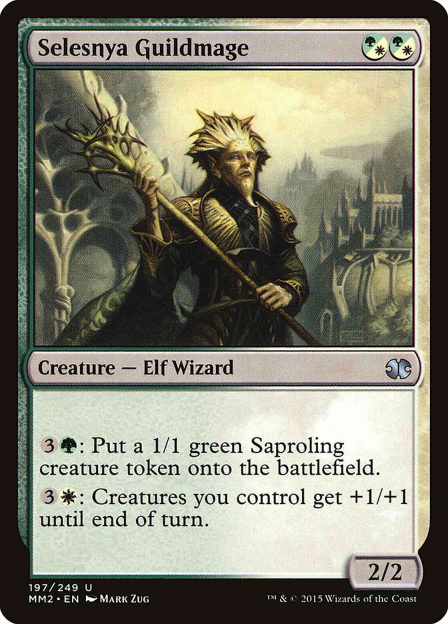 Selesnya Guildmage [197] [Modern Masters 2015] [Non-Foil]