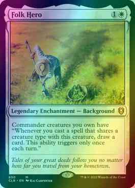 Folk Hero [650] [Commander Legends: Battle for Baldur's Gate] [Foil]