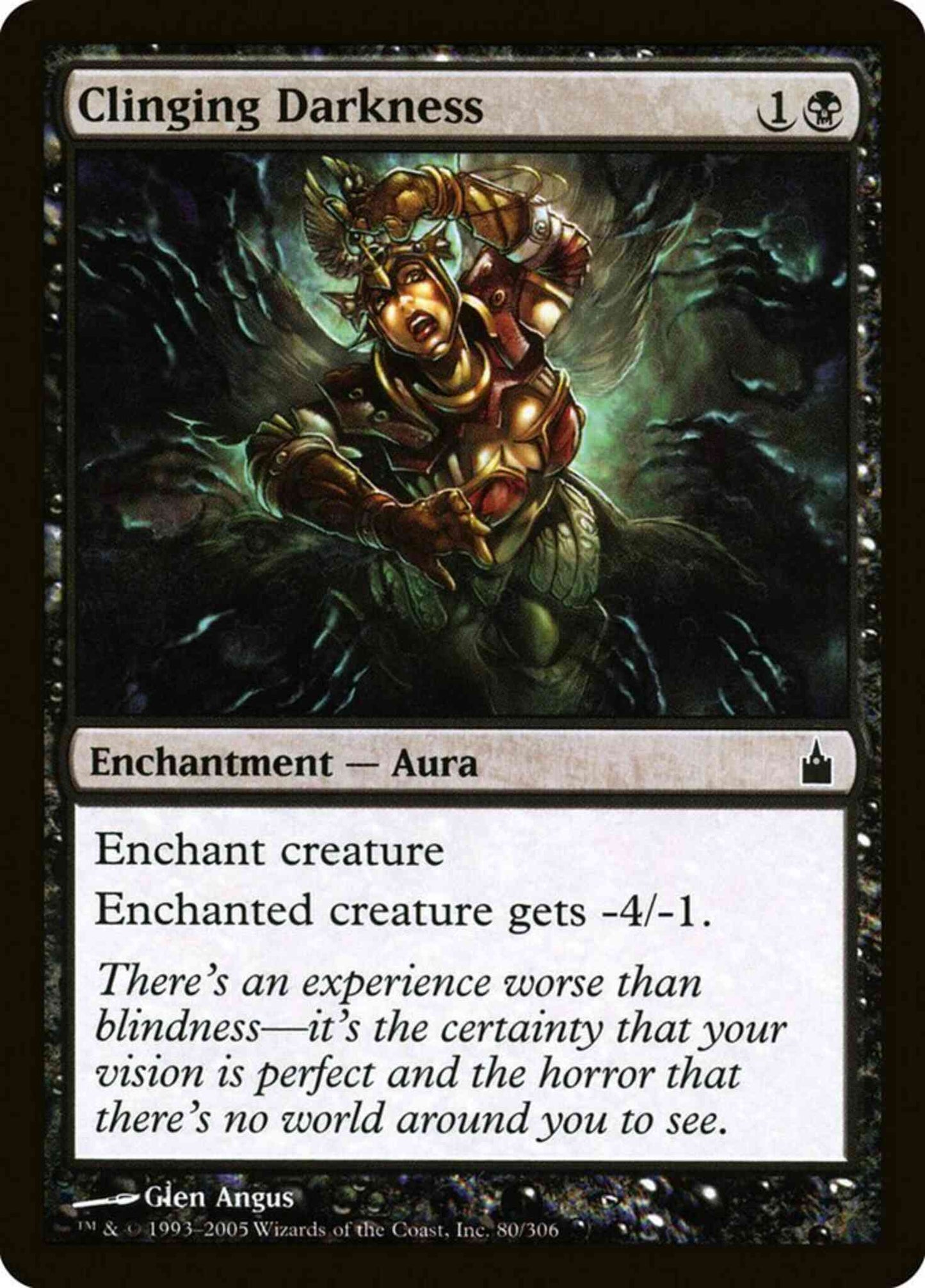 Clinging Darkness [80] [Ravnica City Of Guilds] [Non-Foil]
