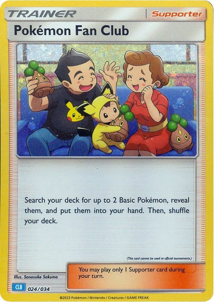 Pokémon Fan Club - 024/034 - Promo - CLB [tcgc-CLB024] [Holo]