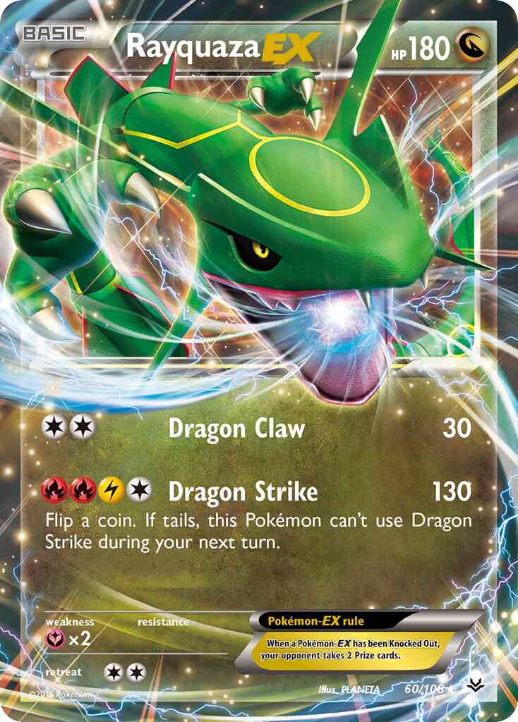 Rayquaza-EX - 60/108 - Rare Holo EX [xy6-60] [Ultra]