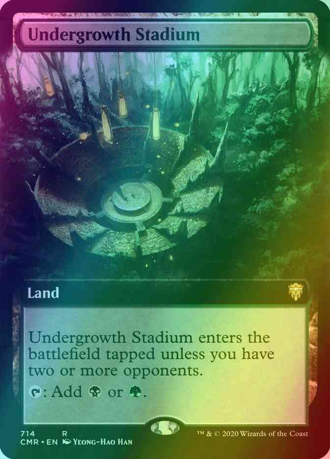 Undergrowth Stadium [714] [Extended Art] [Commander Legends] [Foil]