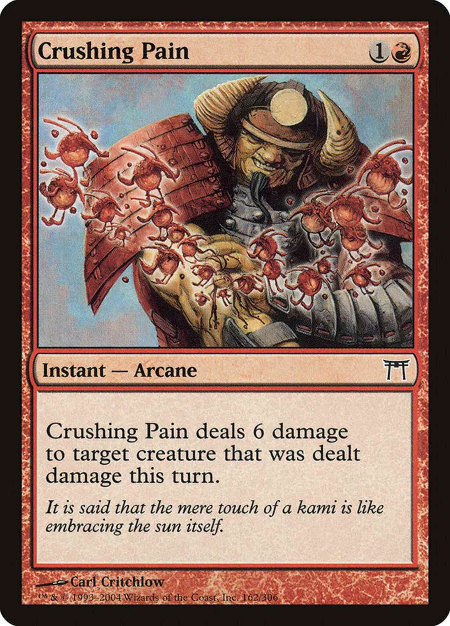Crushing Pain [162] [Champions of Kamigawa] [Non-Foil]