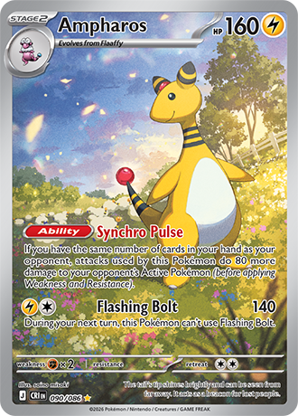 Ampharos - 090/086 - Illustration Rare [me04-090] [Ultra]