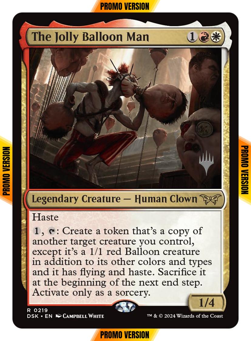 The Jolly Balloon Man [219p] [Promo Pack] [Duskmourn: House of Horror: Promos] [Non-Foil]