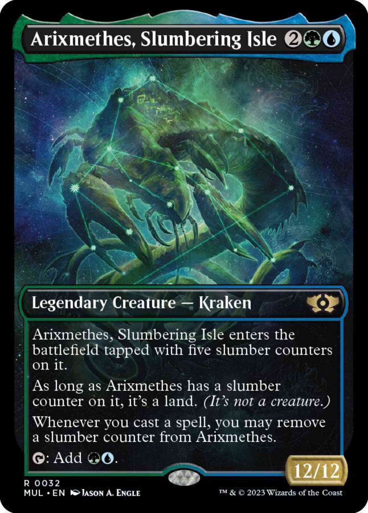 Arixmethes, Slumbering Isle [32] [Planar Showcase] [Multiverse Legends] [Non-Foil]