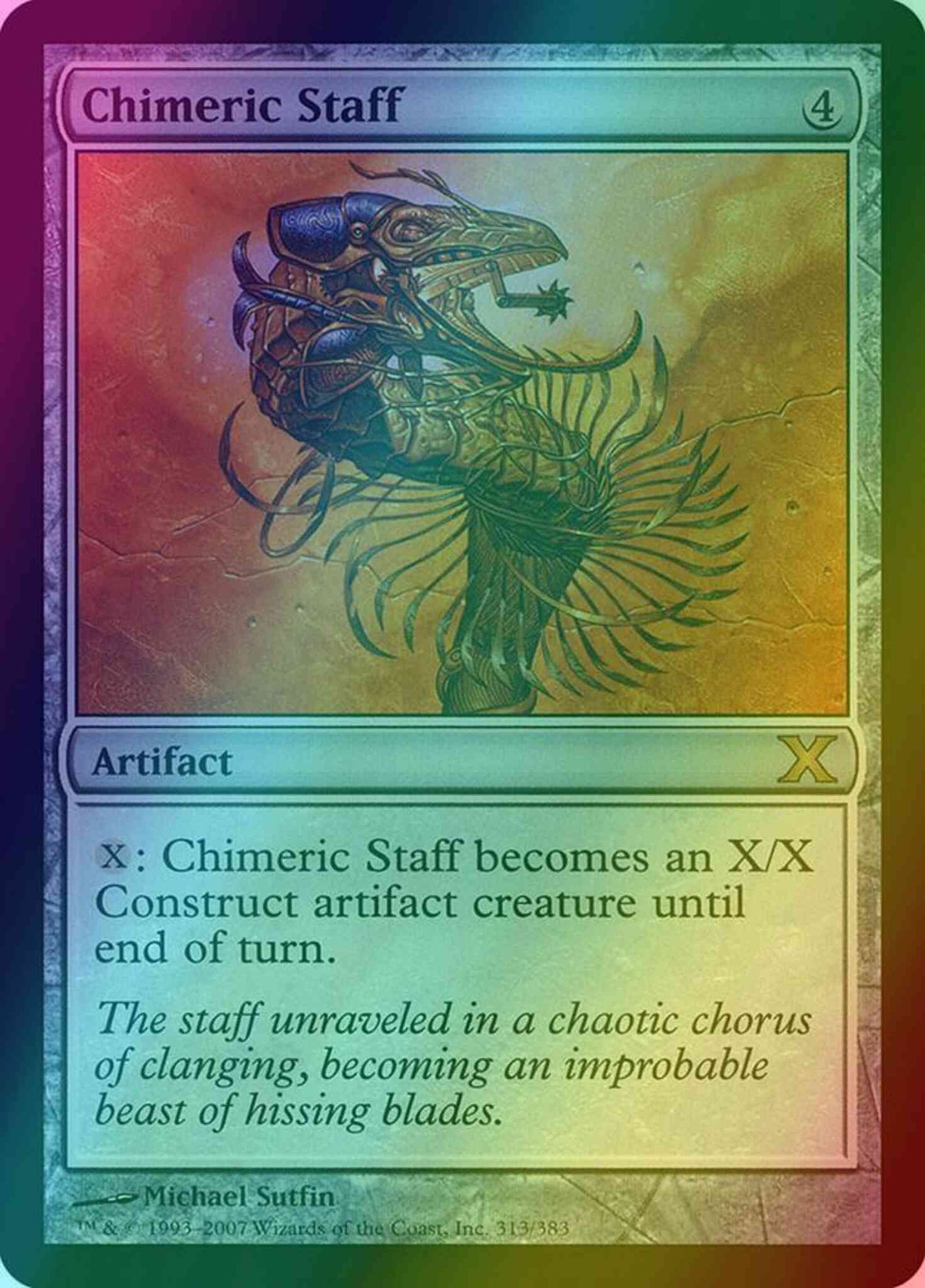 Chimeric Staff [313] [Tenth Edition] [Foil]