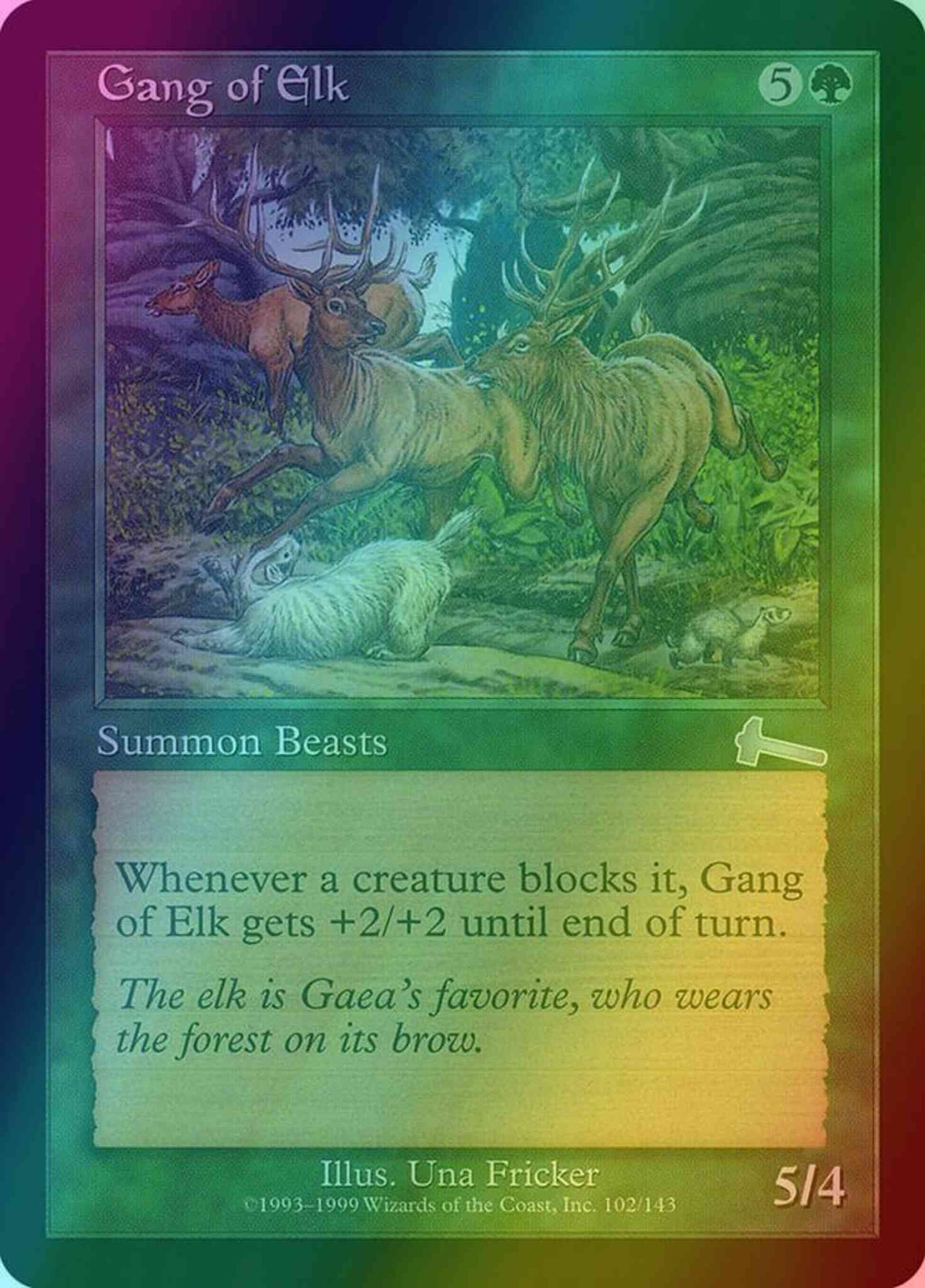 Gang of Elk [102] [Urza's Legacy] [Foil]