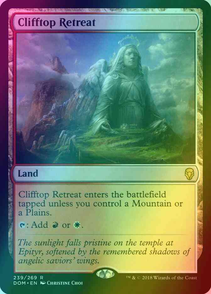 Clifftop Retreat [239] [Dominaria] [Foil]