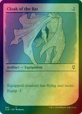 Cloak of the Bat [443] [Rulebook Showcase] [Commander Legends: Battle for Baldur's Gate] [Foil]