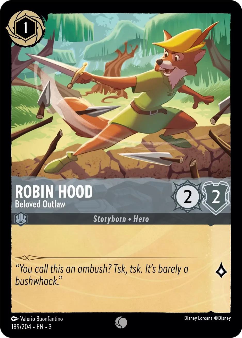 Robin Hood - Beloved Outlaw - 189/204 [Into the Inklands] [Non-Foil]