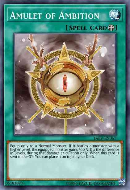 Amulet of Ambition - TAEV-EN061 - Common - 1st Edition