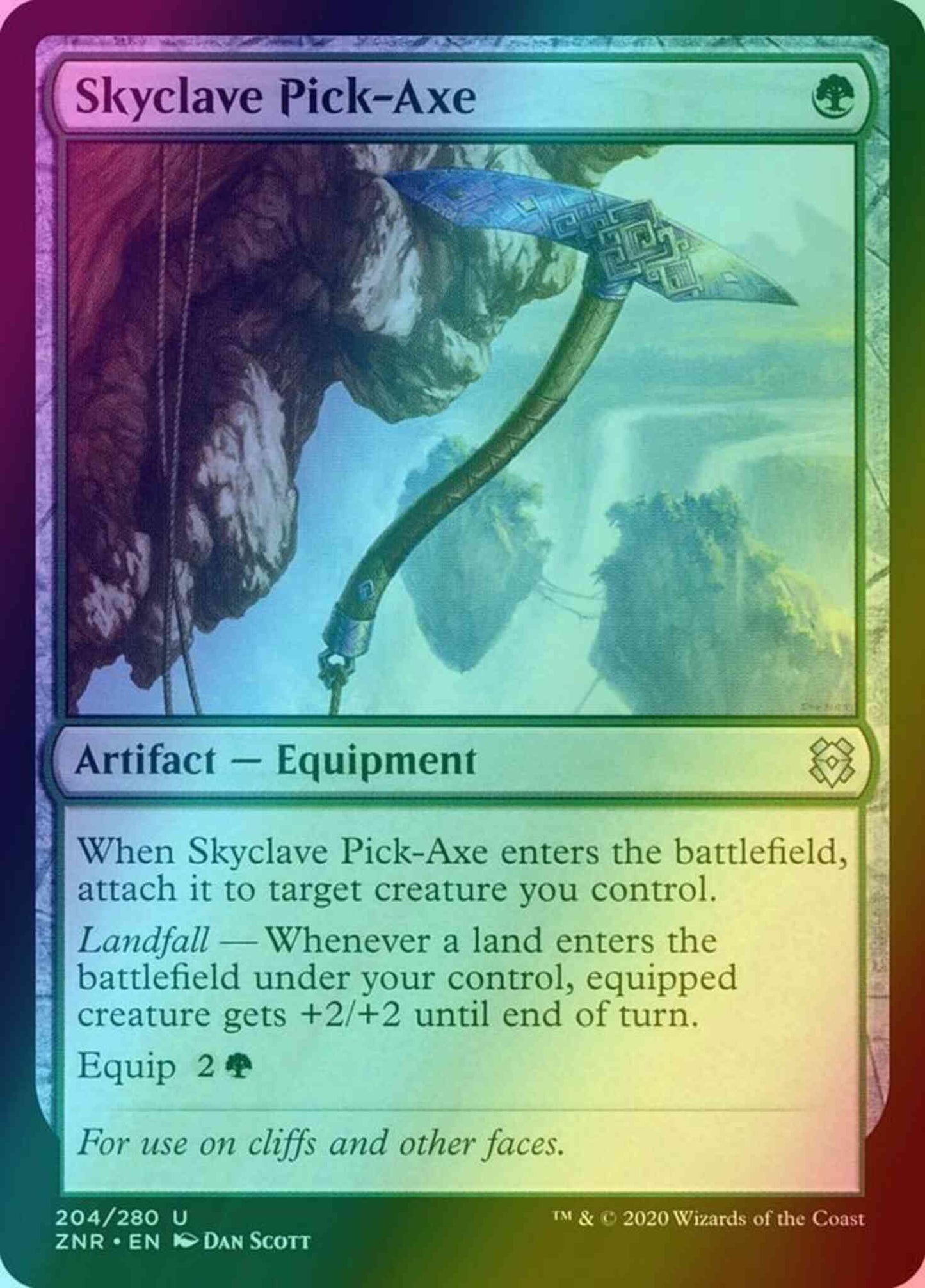 Skyclave Pick-Axe [204] [Zendikar Rising] [Foil]