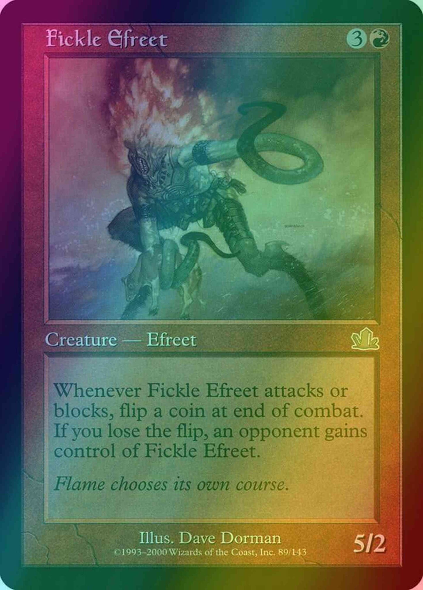 Fickle Efreet [89] [Prophecy] [Foil]