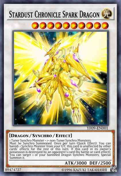 Stardust Chronicle Spark Dragon - YF09-EN001 - Ultra Rare - Limited