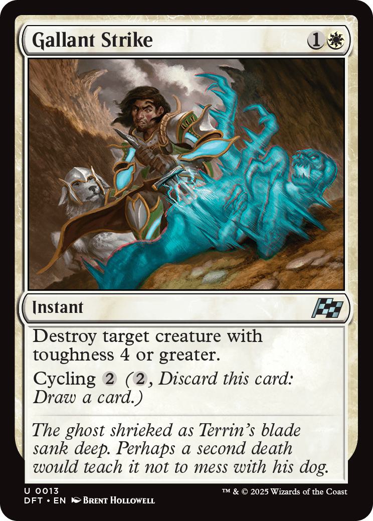 Gallant Strike [13] [Aetherdrift] [Non-Foil]