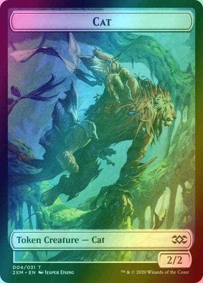 Cat Token (04) // Myr Token (24) [Double Masters Tokens] [Foil]