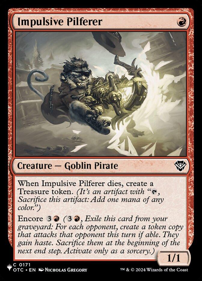 Impulsive Pilferer [OTC-171] [The List] [Non-Foil]
