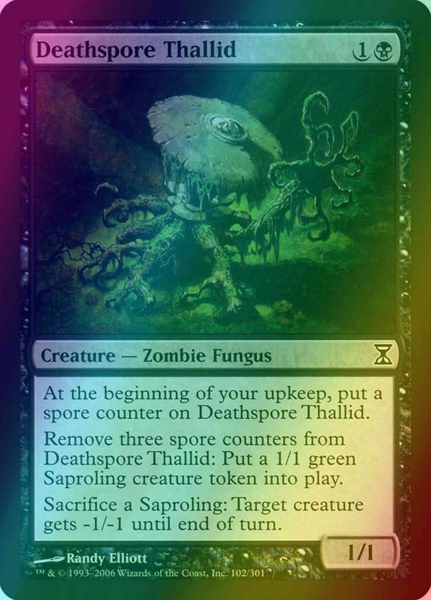 Deathspore Thallid [102] [Time Spiral] [Foil]