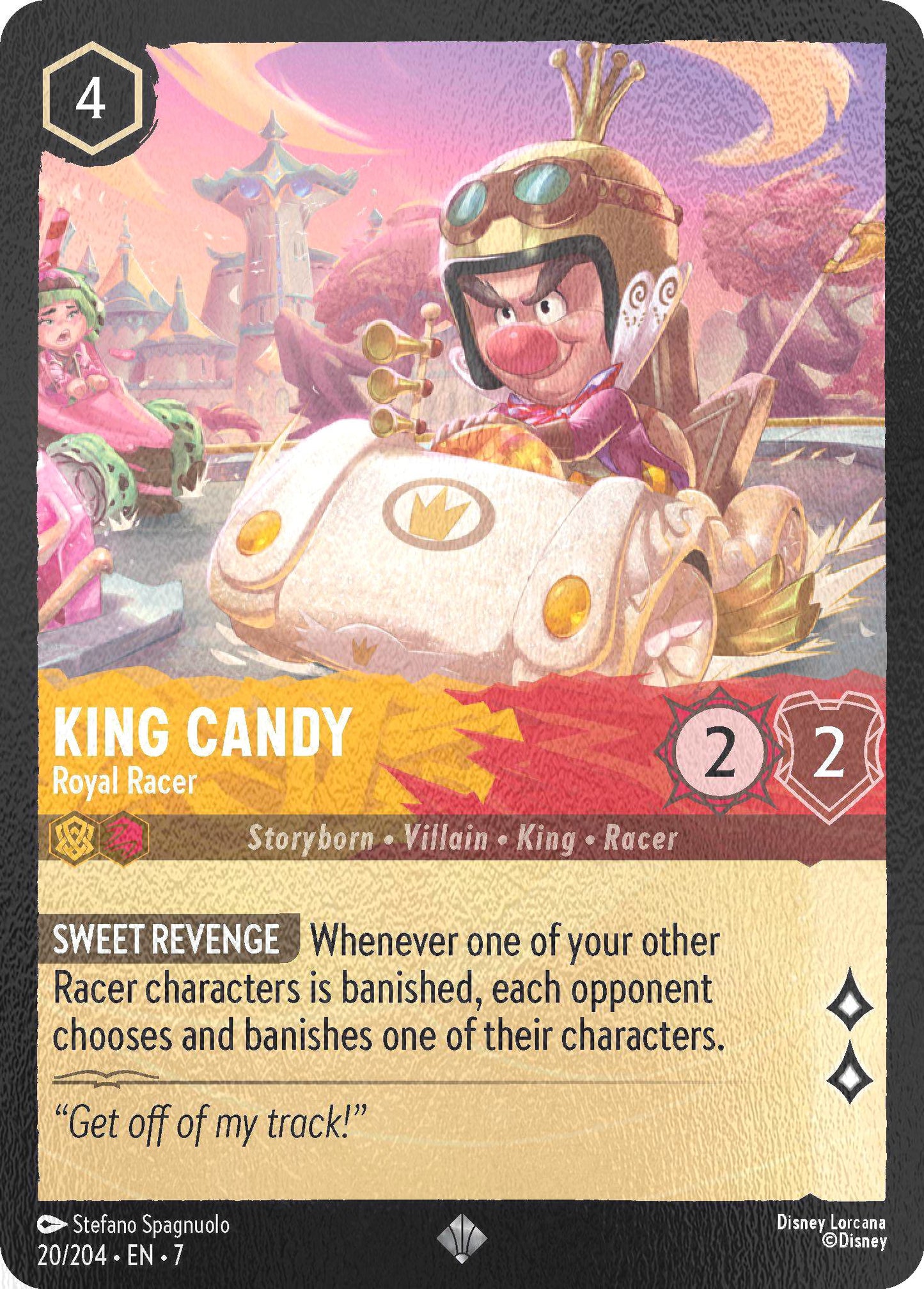 King Candy - Royal Racer - 20/204 [Archazia's Island] [Cold Foil]