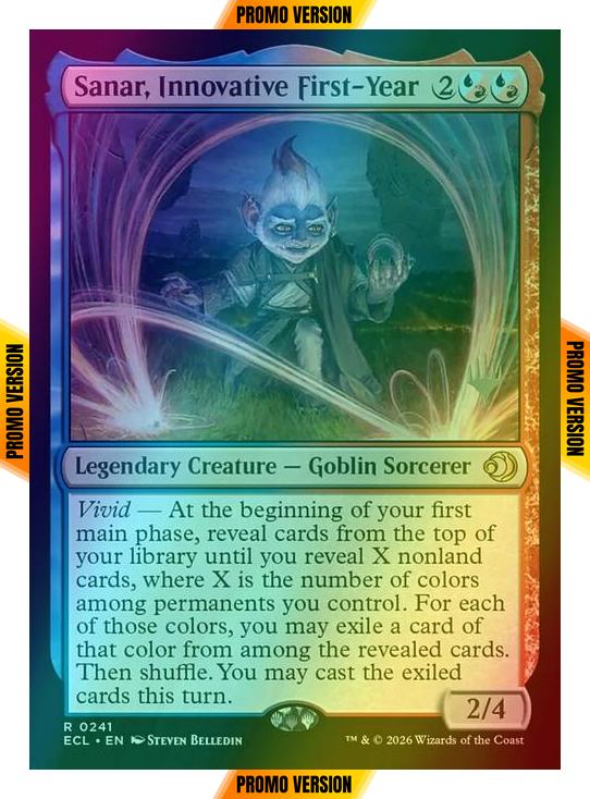 Sanar, Innovative First-Year [241p] [Promo Pack] [Lorwyn Eclipsed: Promos] [Foil]