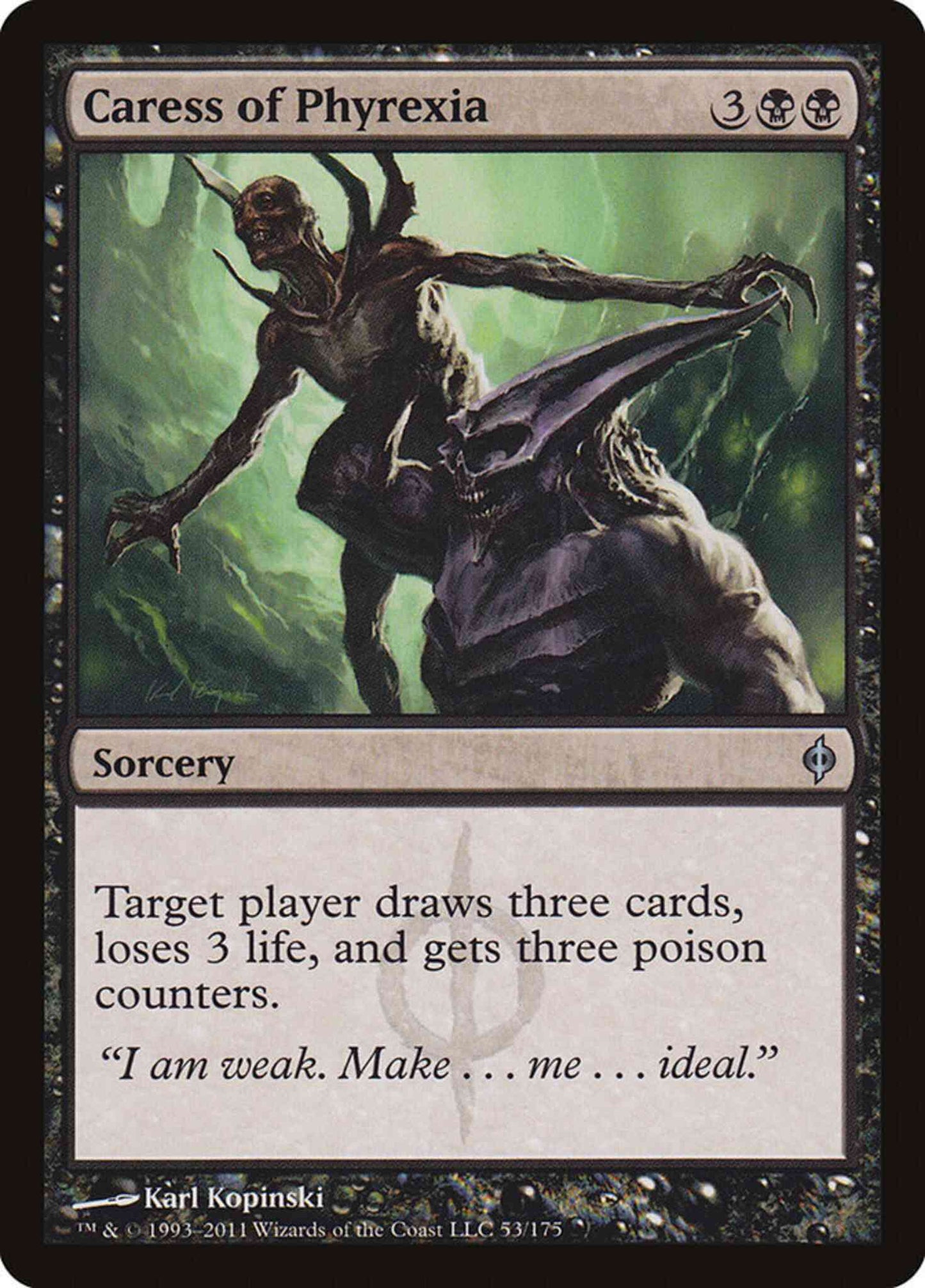 Caress of Phyrexia [53] [New Phyrexia] [Non-Foil]