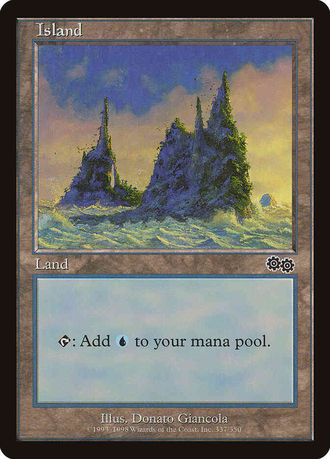 Island [337] [Urza's Saga] [Non-Foil]
