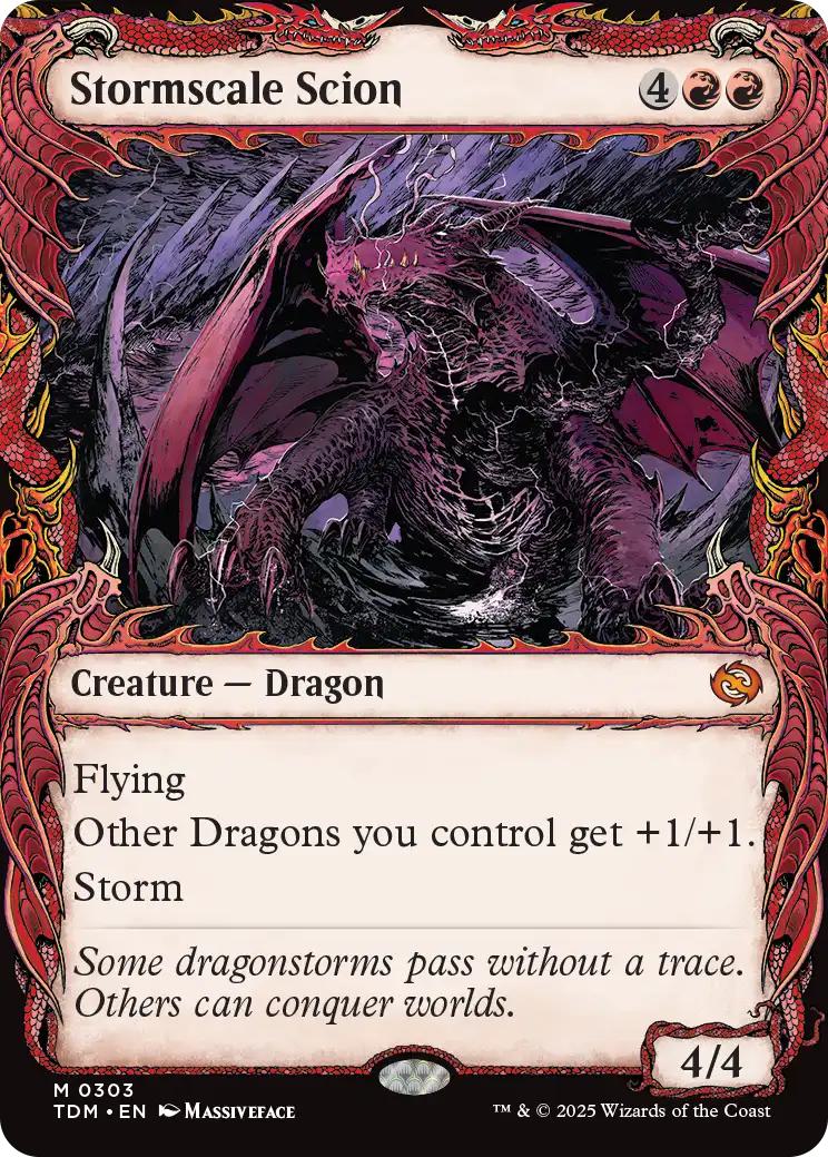 Stormscale Scion [303] [Draconic Frame Showcase] [Tarkir: Dragonstorm] [Non-Foil]
