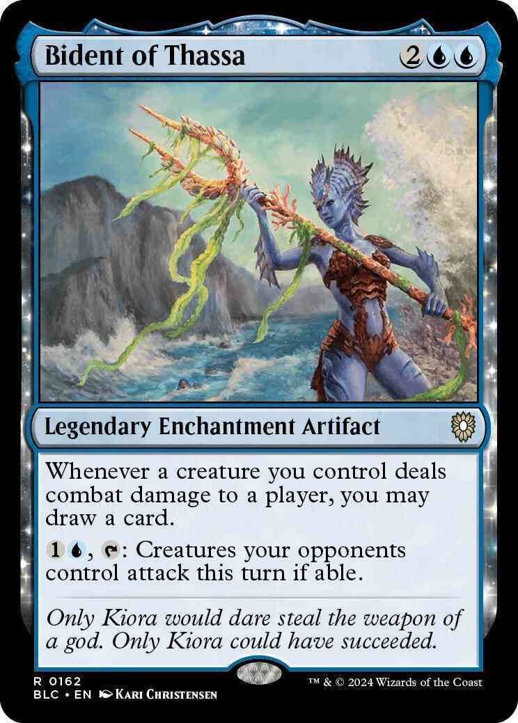 Bident of Thassa [162] [Bloomburrow: Commander] [Non-Foil]