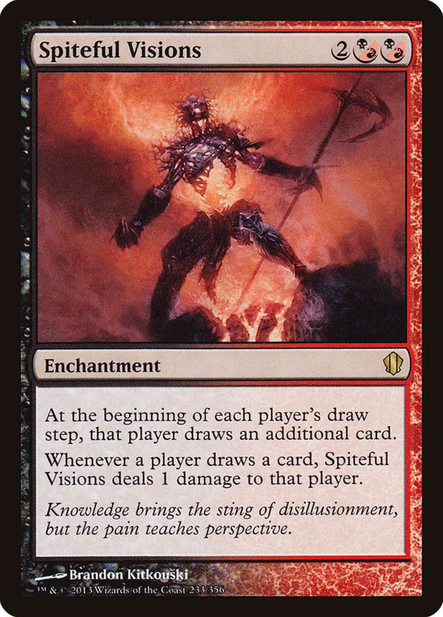 Spiteful Visions [233] [Commander 2013] [Non-Foil]