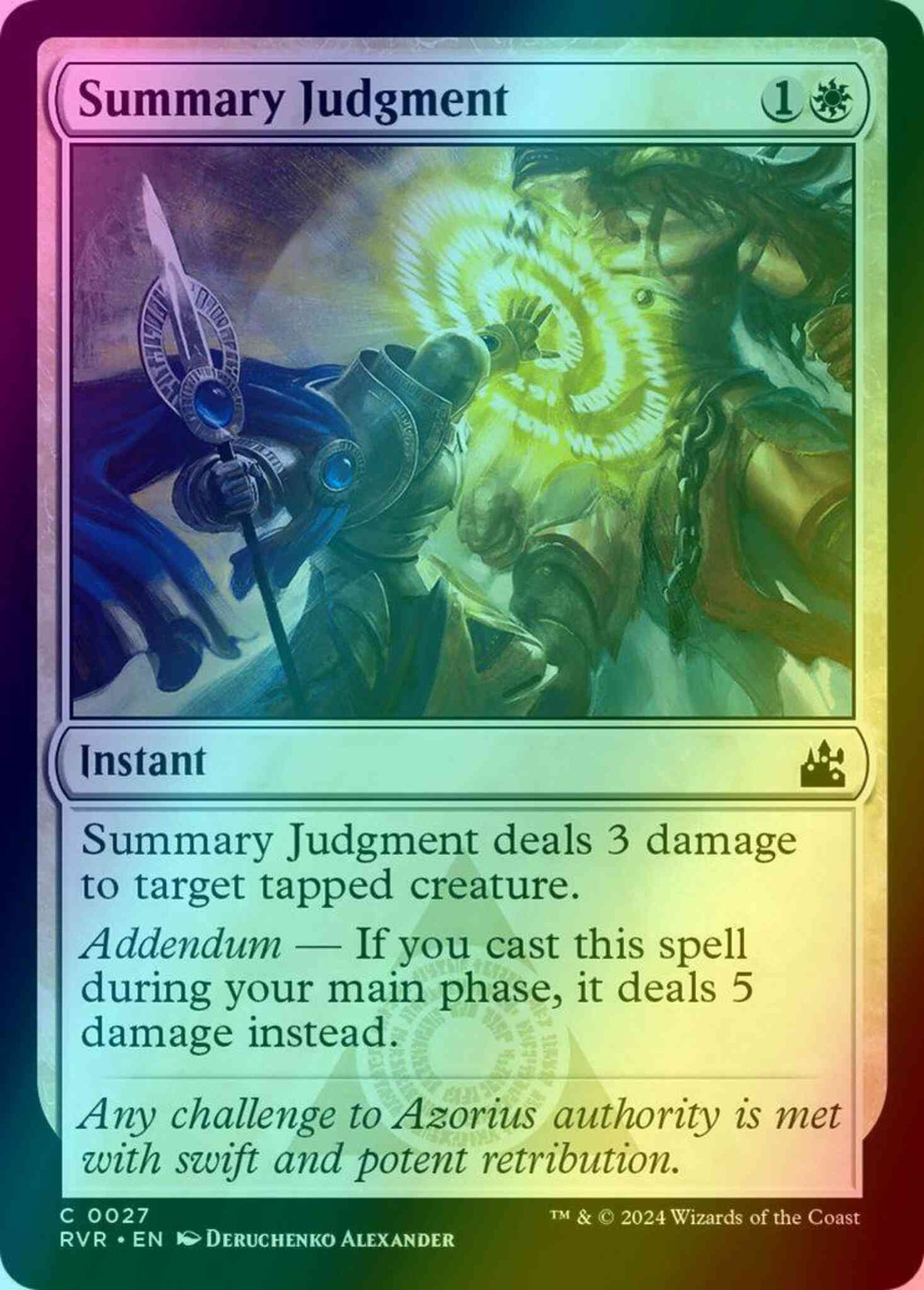 Summary Judgment [27] [Ravnica Remastered] [Foil]