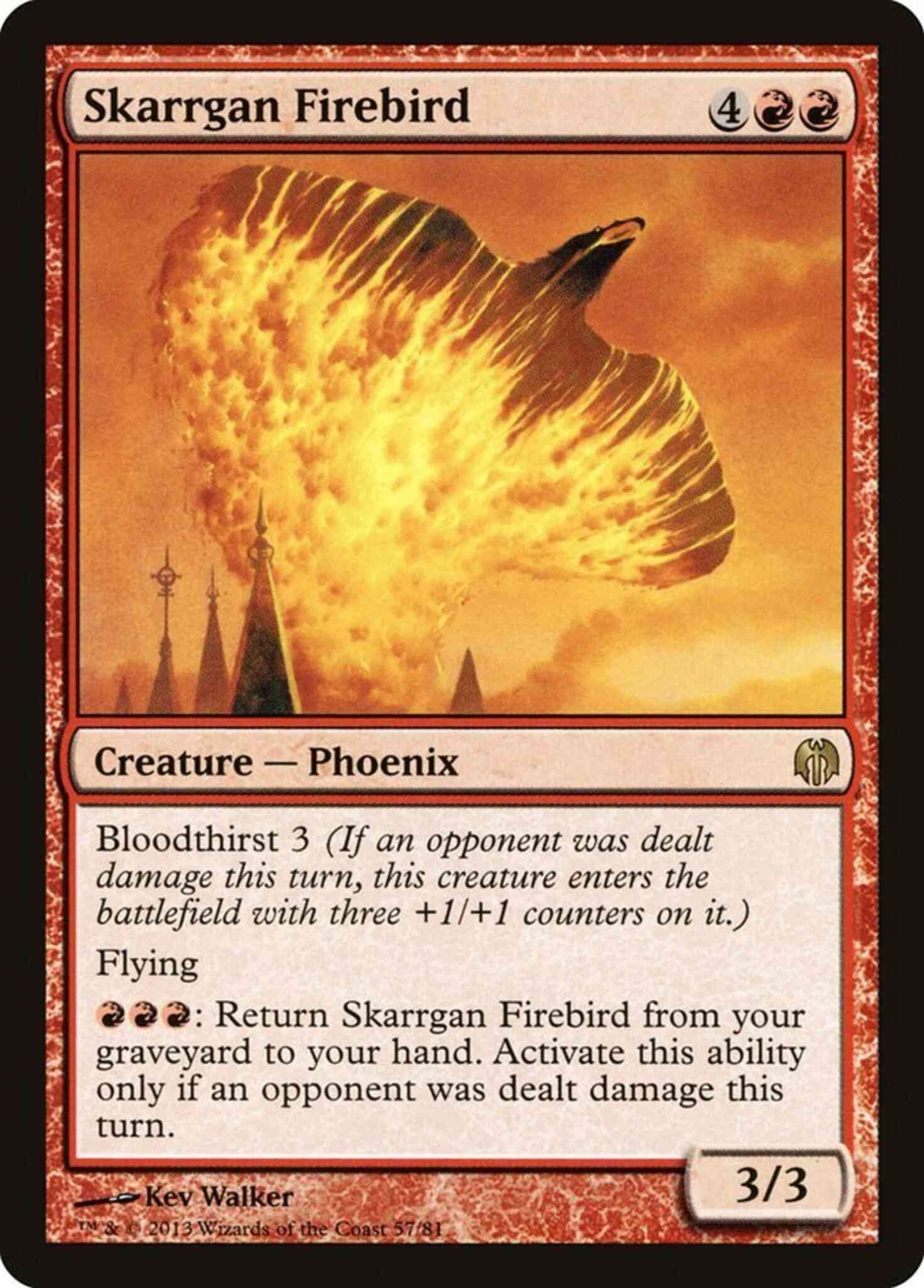 Skarrgan Firebird [57] [Duel Decks Heroes vs Monsters] [Non-Foil]