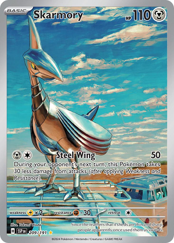 Skarmory - 209/191 - Illustration Rare [sv08-209] [Ultra]