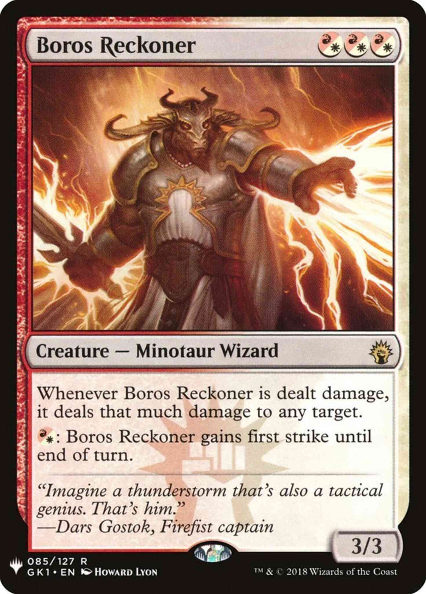 Boros Reckoner [GK1-85] [The List] [Non-Foil]