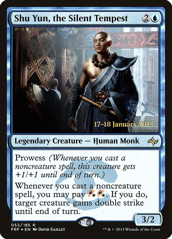 Shu Yun, the Silent Tempest [52s] [Fate Reforged Promos] [Foil]