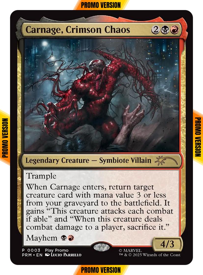 Carnage, Crimson Chaos [13] [PRM-0003] [Wizards Play Network 2025] [Non-Foil]
