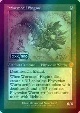 Wurmcoil Engine - Serial Numbered [126z] [Retro Frame] [Schematic] [The Brothers' War Retro Artifacts] [Foil]