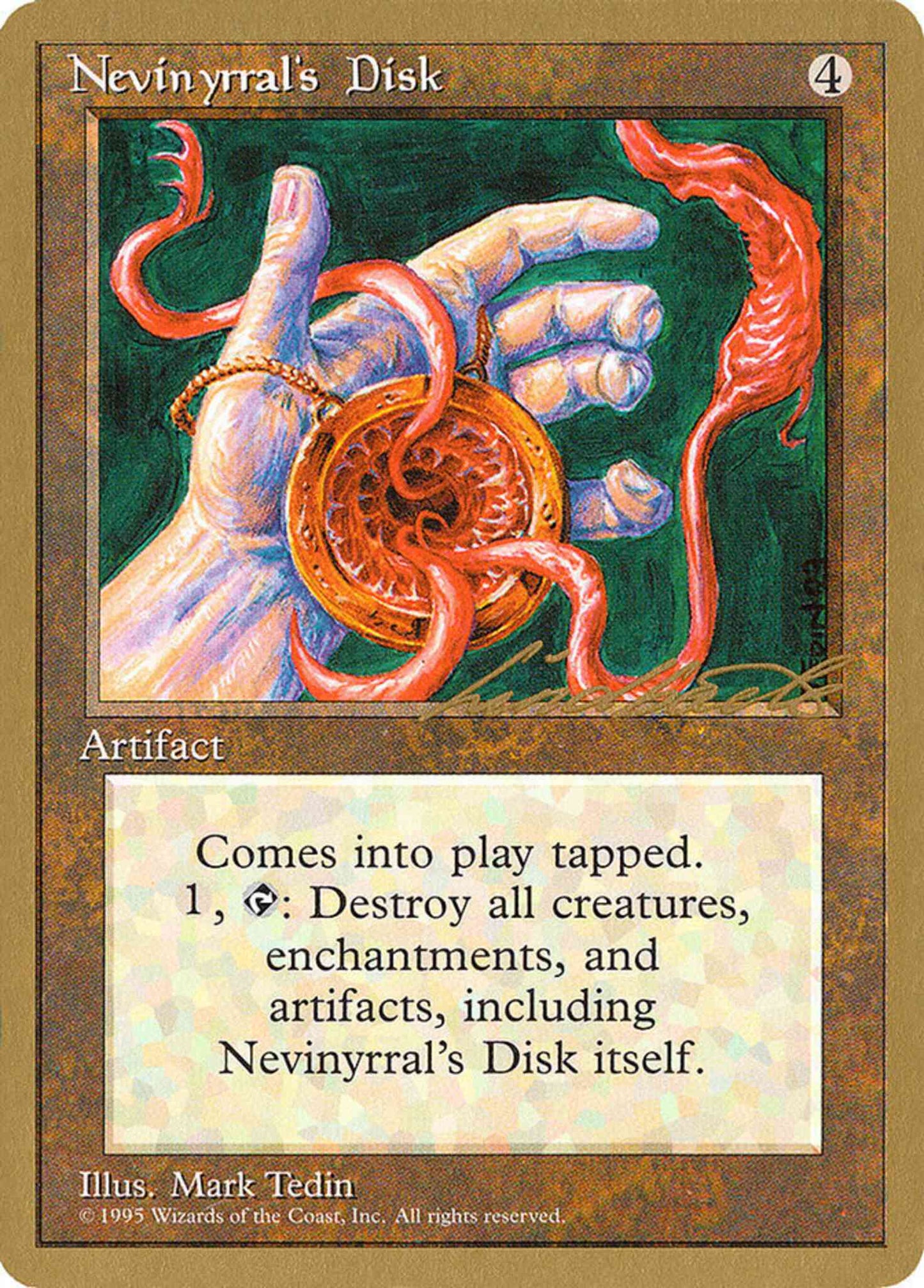 Nevinyrral's Disk [ll338] [Leon Lindback] [Pro Tour Collector Set] [Non-Foil]