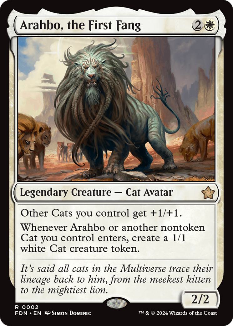Arahbo, the First Fang [2] [Foundations] [Non-Foil]