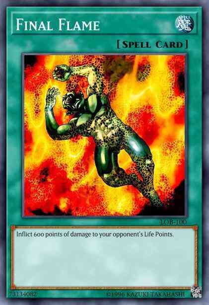 Final Flame - LOB-100 - Rare - Unlimited